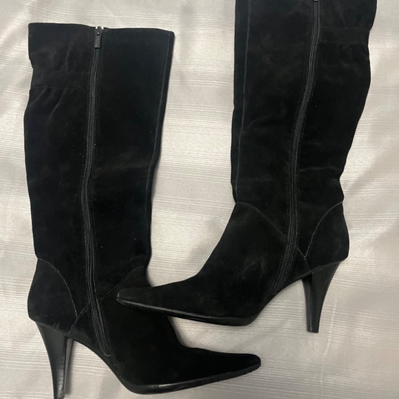 Suede long boots - Picture 6 of 7